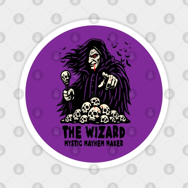 THE WIZARD Magnet by artslaves